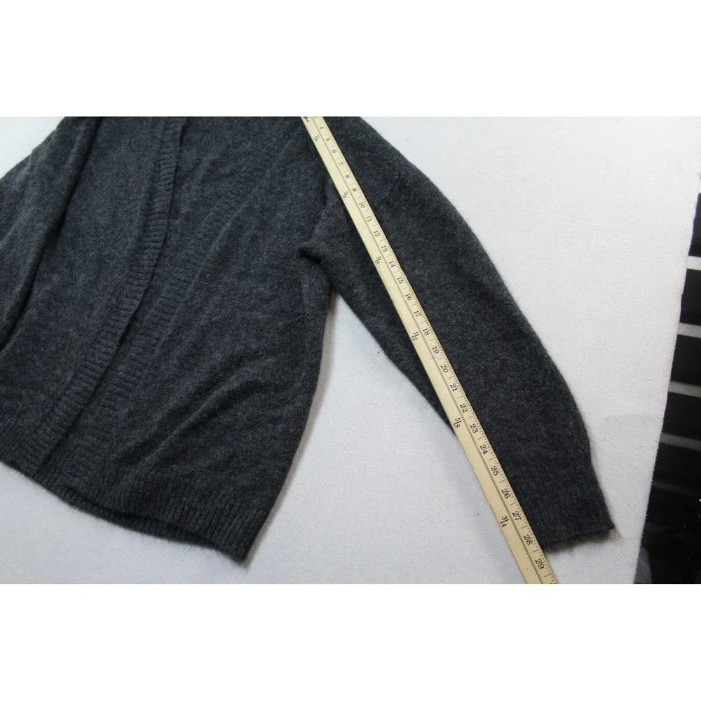 H&M Cardigan Women Small Gray Excellent Open Front Ribbed Knit L.O.G.G. Sweater